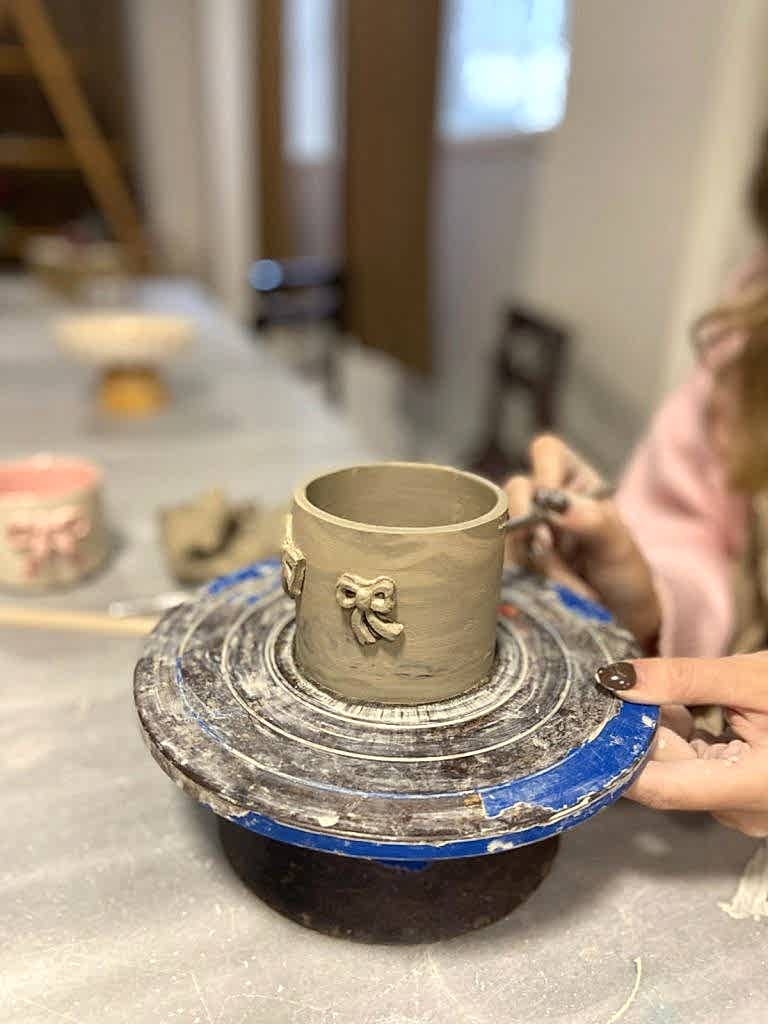 Seramik atölyesi'nde yapılmış öğrenci çalışması